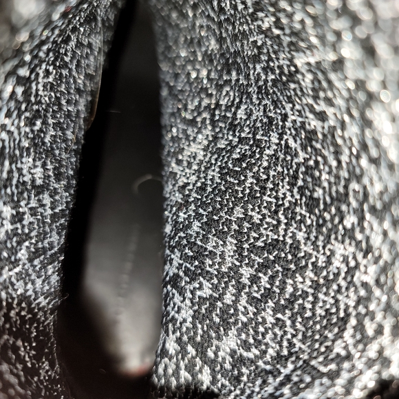 Something Navy metallic heeled sock bootie - Picture 2 of 7